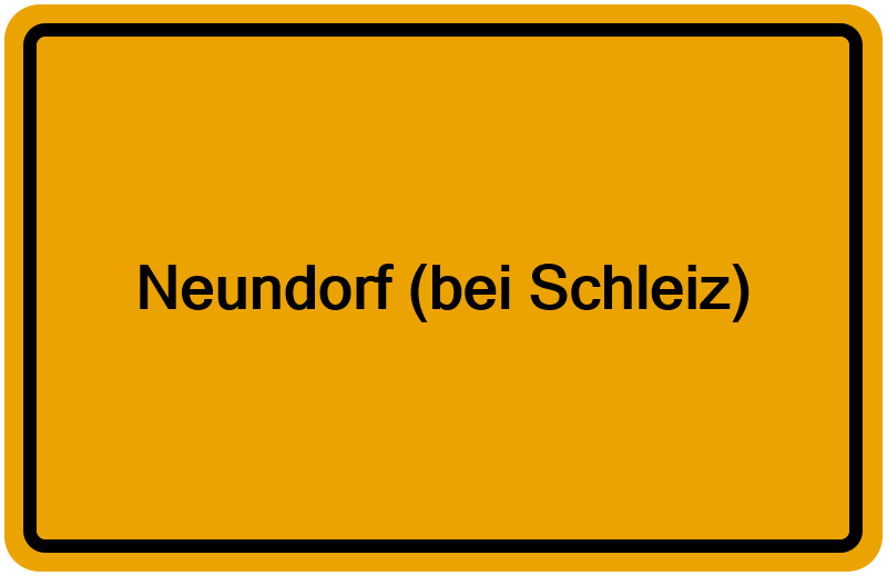 Handelsregisterauszug Neundorf (bei Schleiz)